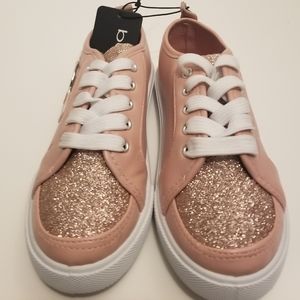 Pink bebe girls sneakers